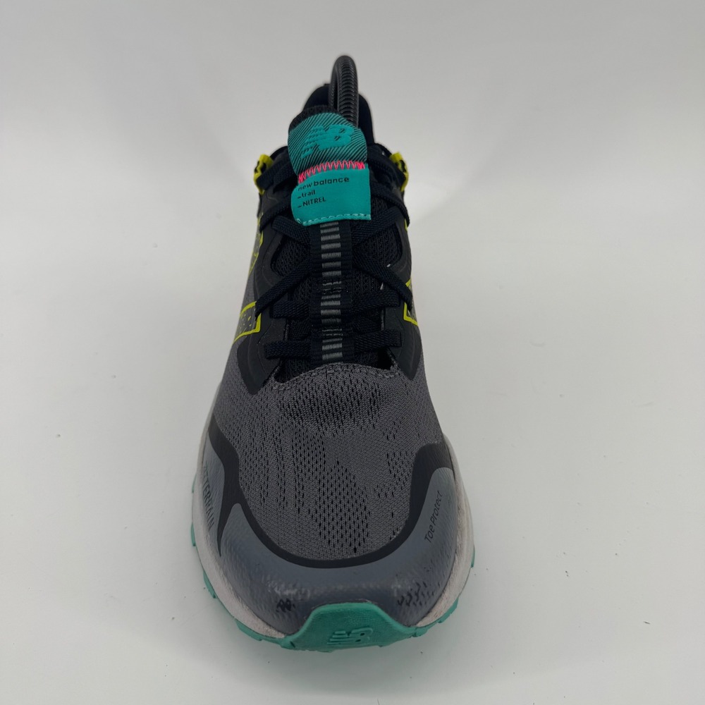 New Balance Nitrel v4 All Terrain Trail Running Shoes Grey Black Neon 11 - Picture 8 of 12
